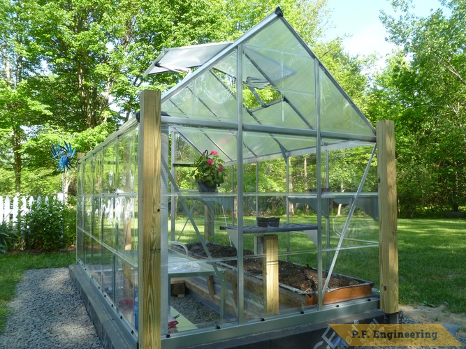 DIY - Palram Greenhouse Project | starting to move in.palram 6x10 greenhouse project