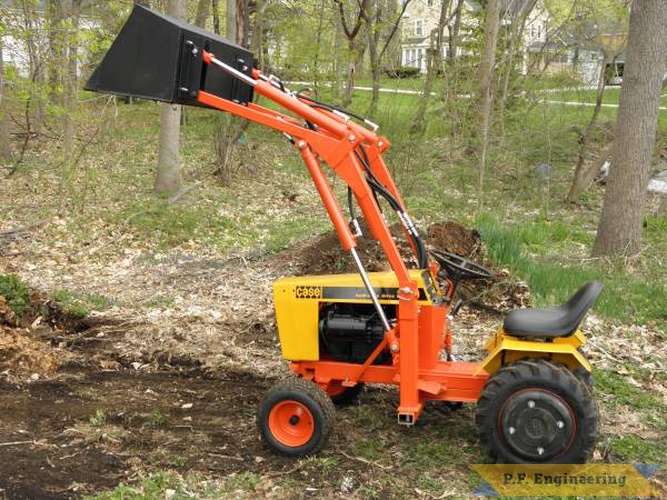  | Case 220 garden tractor loader_1