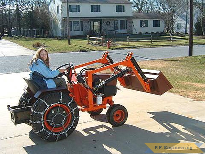 nice work Mr. S! | Case 444 Garden Tractor Loader_1