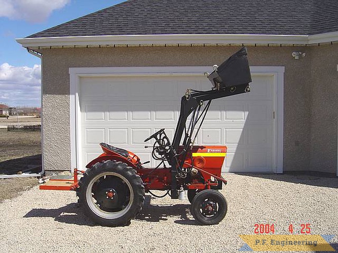 great work Brent! | Economy Power King compact tractor loader_3