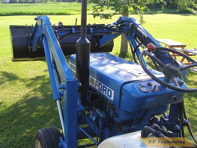 nice work Bruce! | Ford 1300 compact tractor loader_1