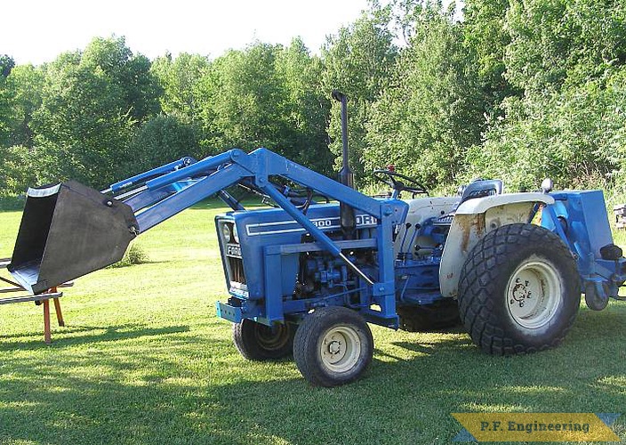 nice work Bruce! | Ford 1300 compact tractor loader_2