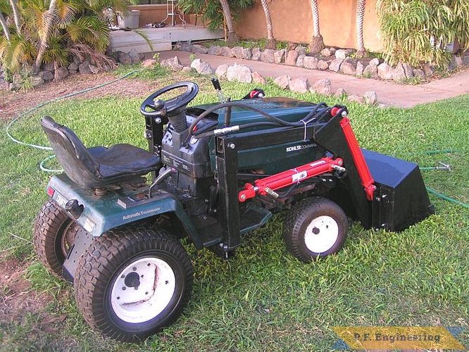 Hey Dave, can i come for a visit? | Sears Craftsman GT-5000 garden tractor loader_1