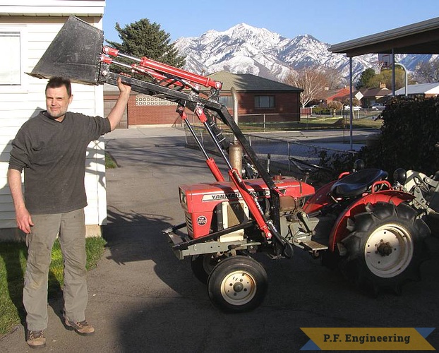 thanks for sending us some pics of your project Scott! | Yanmar YM1300 compact tractor loader_2