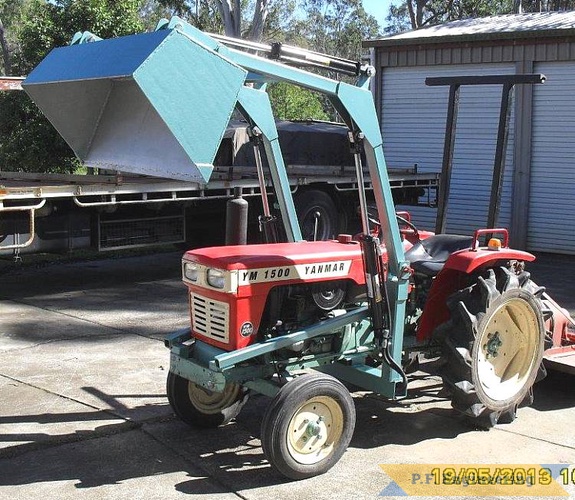 great work Mike! | Yanmar YM1500 compact tractor loader_3