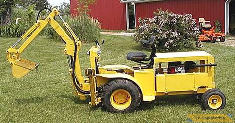 Gary's project can also be seen on the Machine Builders Network.com website. awesome job Gary! | Custom Built Tractor Micro Hoe_4