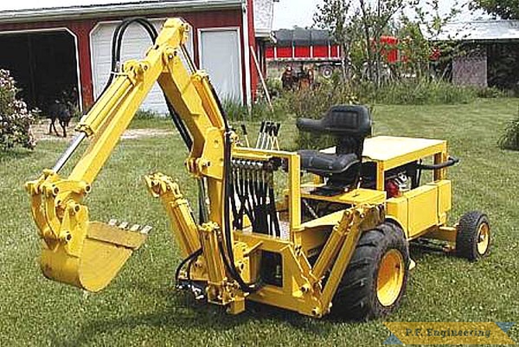 Gary's project can also be seen on the Machine Builders Network.com website. awesome job Gary! | Custom Built Tractor Micro Hoe_5