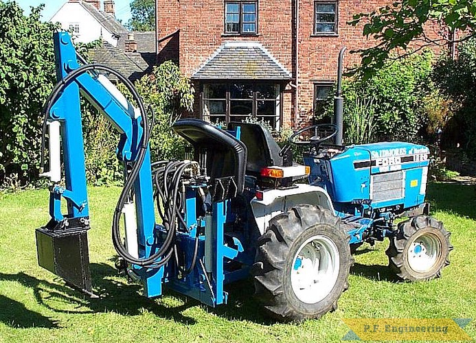 great work Mr. W!  | Ford 1220 compact tractor Micro Hoe_1