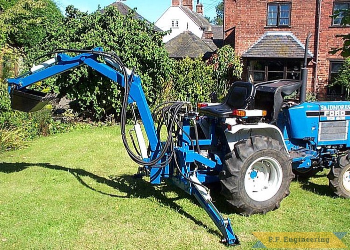 great work Mr. W!  | Ford 1220 compact tractor Micro Hoe_5