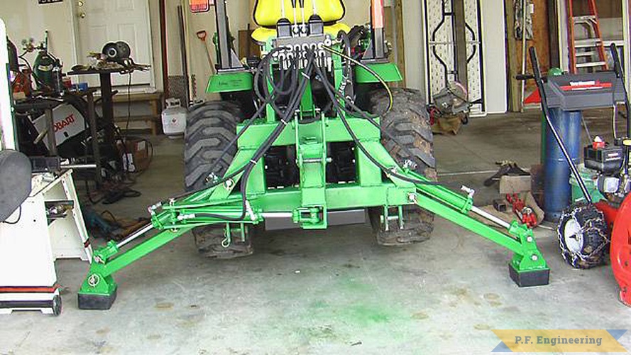 nice work Rick! | John Deere 2320 compact tractor backhoe_4