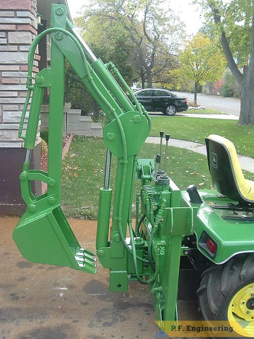 great work on the Micro Hoe Robert! | John Deere 318 garden tractor Micro Hoe_1