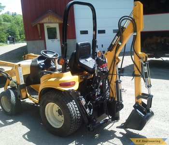 Cub Cadet 7264 Micro Hoe rear view by Kevin P., Pittsfield, NH