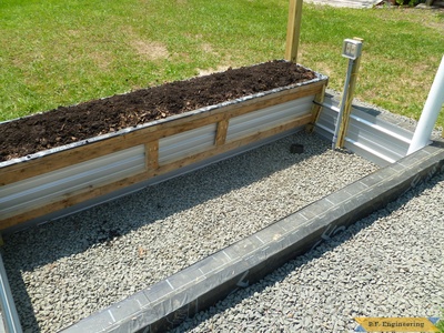 raised bed 22 in x 10 ft.palram 6x10 greenhouse project