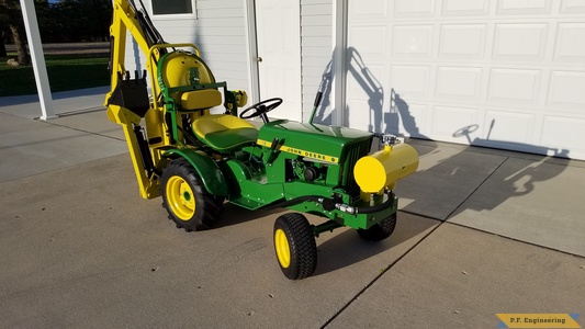 JD110 Micro Hoe front right