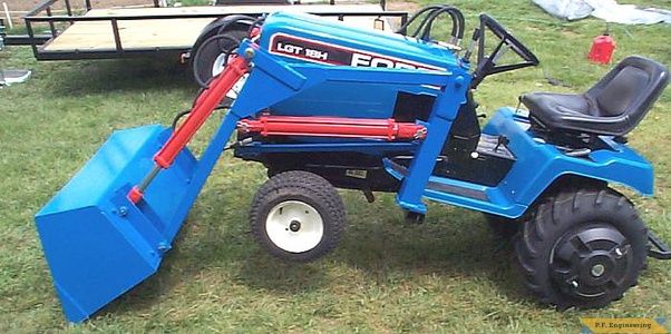 Ford LGT 18H garden tractor loader_1