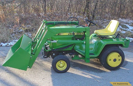 John Deere 318 Garden Tractor Loader_3