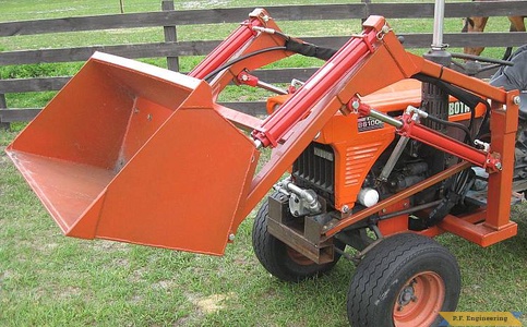 Kubota B6100E compact tractor loader_1