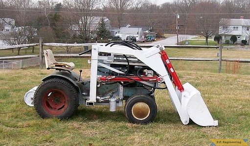 Sears Craftsman SS-12 garden tractor loader_1