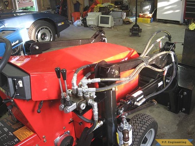 Troy-Bilt GTX 20 garden tractor loader_2