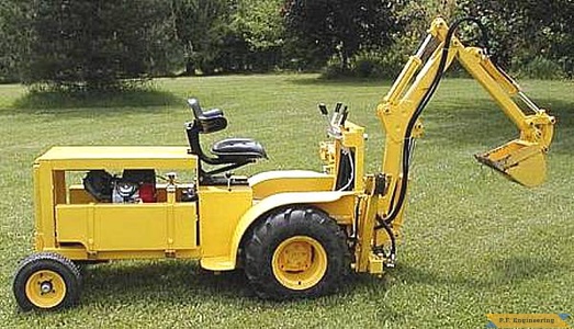 Custom Built Tractor Micro Hoe_1