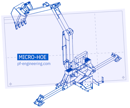 A picture of P.F. Engineering's Micro Hoe Build Plans